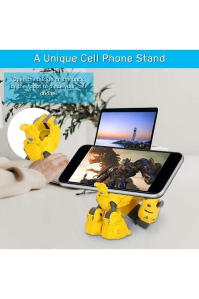 Çok Fonksiyonlu Eğlenceli Eğitici Metal Işıklı Sesli Goril Robot