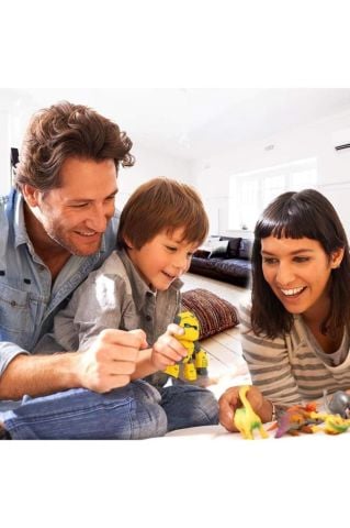 Çok Fonksiyonlu Eğlenceli Eğitici Metal Işıklı Sesli Goril Robot