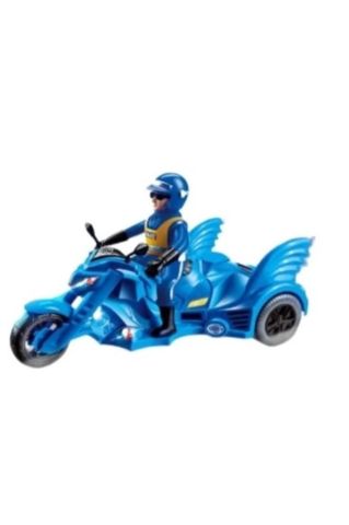 Motosikletli Polis Işıklı Sesli