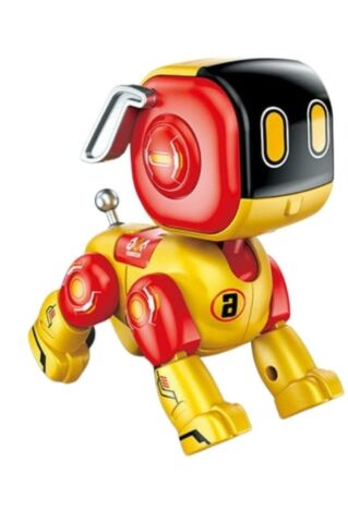 Sesli Ve Işıklı Dokunmatik Robot Köpek