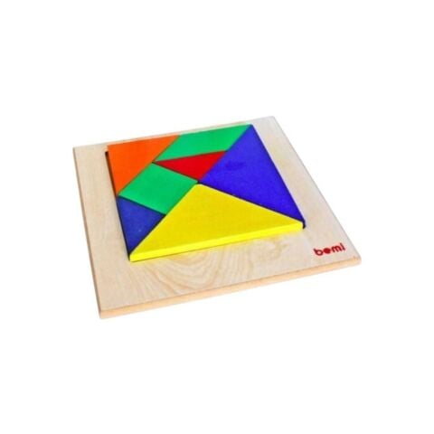Tangram Renkli 7''Li Ahşap
