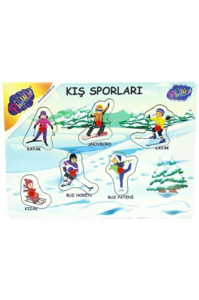 Ahşap Tutmalı Sporlar Puzzle