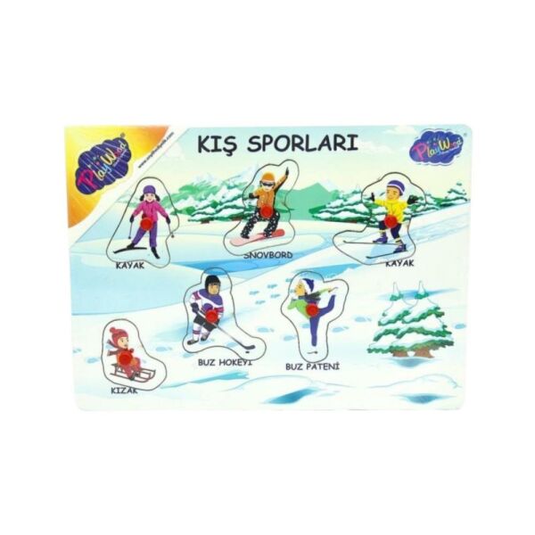 Ahşap Tutmalı Sporlar Puzzle