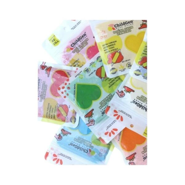 ChildGen Play Dough Childgen Re-fill Ecopack - 6'lı Set