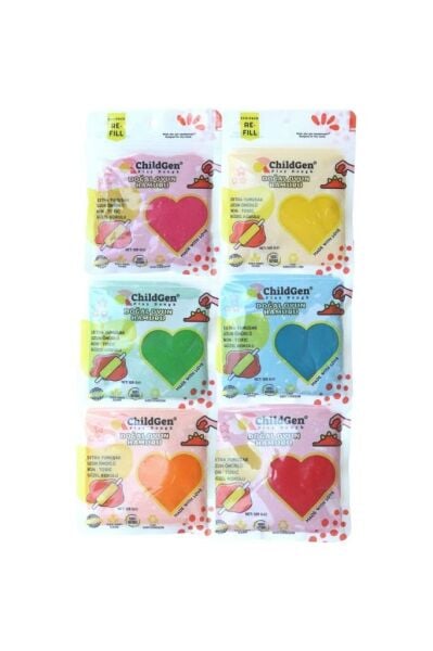 ChildGen Play Dough Childgen Re-fill Ecopack - 6lı Set