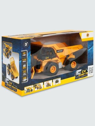 1:24 5 Kanallı Uzaktan Kumandalı Maden Kamyonu Dökme Makinesi 40MHZ