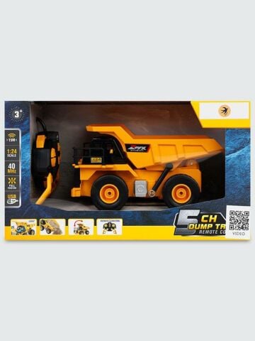 1:24 5 Kanallı Uzaktan Kumandalı Maden Kamyonu Dökme Makinesi 40MHZ
