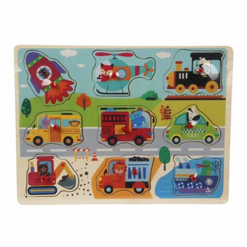 Ahşap Tutmalı Araçlar Puzzle