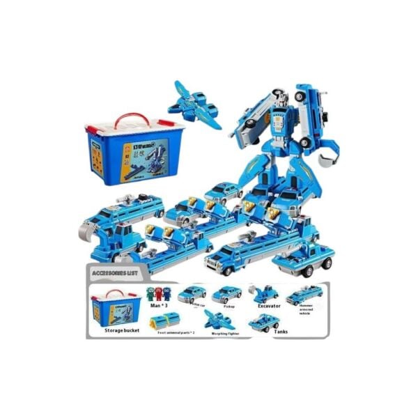Mıknatıslı Transformers Polis 12'li Stand