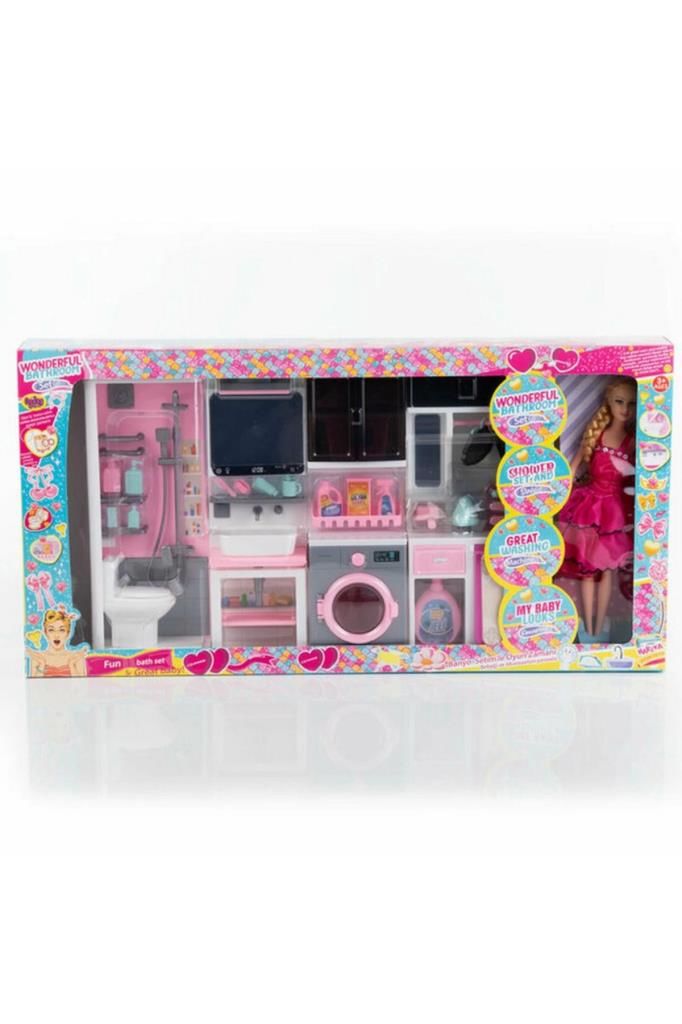 Kutuda 4'lü Dolap Seti Bebekli