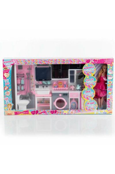 Kutuda 4'lü Dolap Seti Bebekli