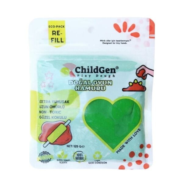 Poşet Hamur 125 Gr Yeşil