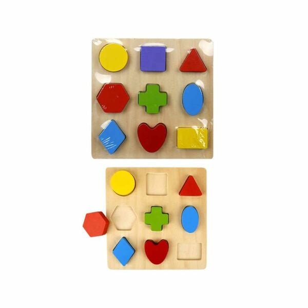 Ahşap Bultak Şekiller 9 Prç