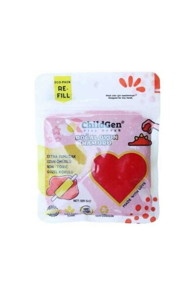 ChildGen Poşet Hamur - 125 Gr Kırmızı