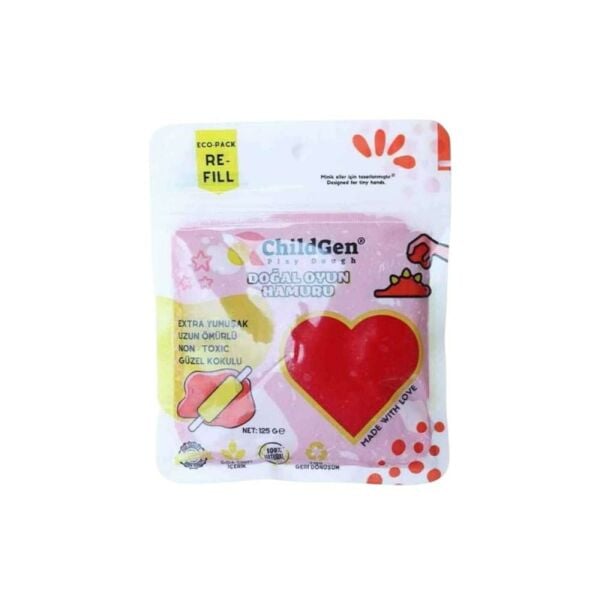 ChildGen Poşet Hamur - 125 Gr Kırmızı
