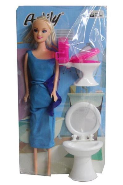 Poşette Klozetli Bebek