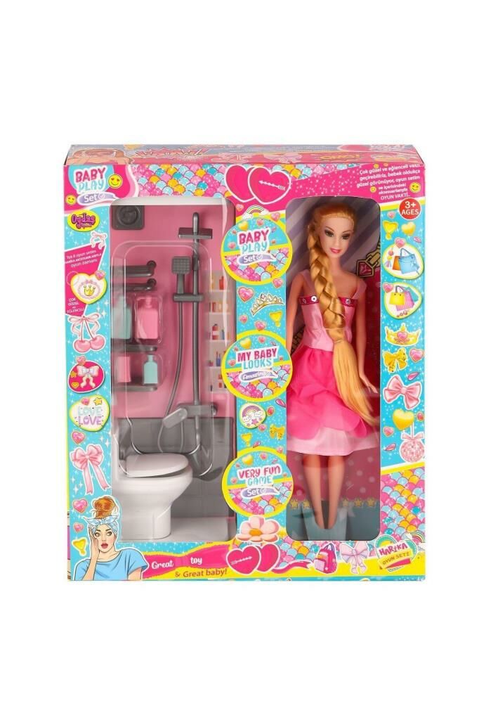 Kutuda Klozetli Banyo Bebekli