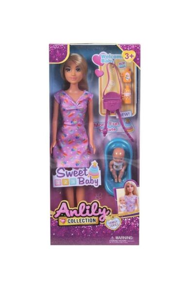 Anlily Ve Küvette Bebek Seti