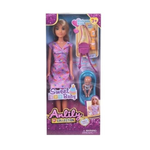 Anlily Ve Küvette Bebek Seti