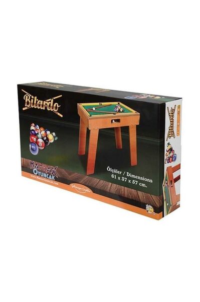 Matrax Ahşap Bilardo Oyunu