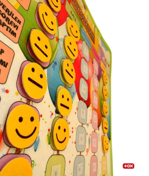 Sorumluluk Çizelgem Keçe Cırtlı Duvar Panosu