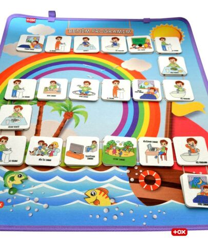 Benim Programım Keçe Cırtlı Duvar Panosu