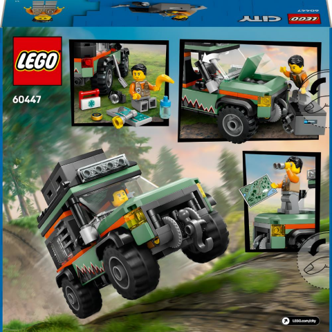 LEGO® City 4x4 Arazi Dağ Arabası Macera Oyuncağı 60447
