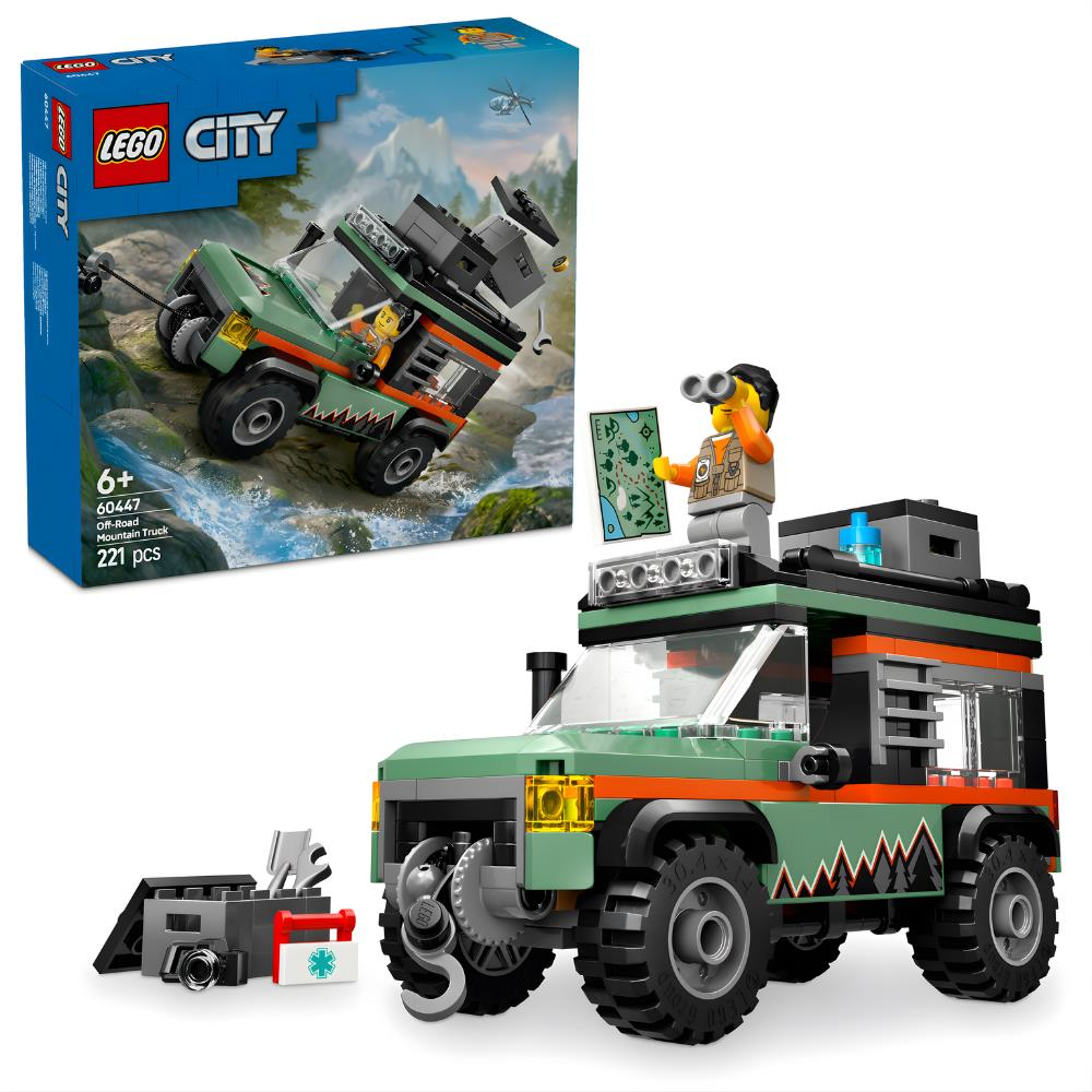 LEGO® City 4x4 Arazi Dağ Arabası Macera Oyuncağı 60447