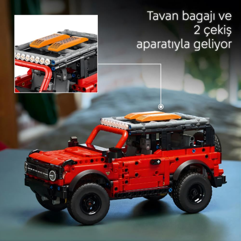 LEGO® Technic Ford Bronco® SUV Model Araba Seti, STEM Yapım Seti 42213