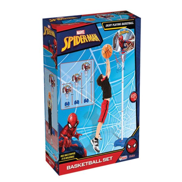 SPIDERMAN AYAKLI BASKETBOL SET