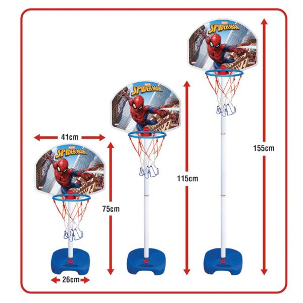 SPIDERMAN AYAKLI BASKETBOL SET