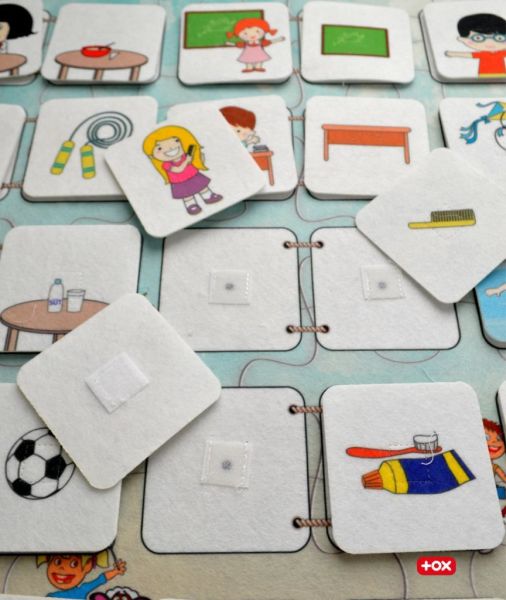 Eylem İlişkisi Keçe Cırtlı Duvar Panosu