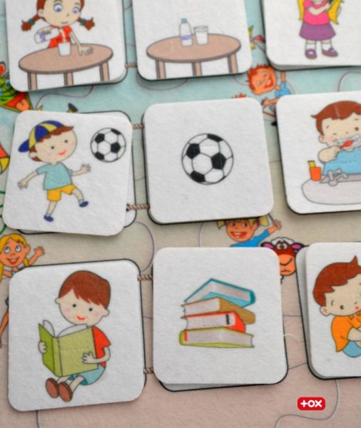 Eylem İlişkisi Keçe Cırtlı Duvar Panosu