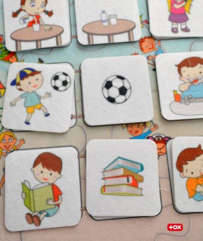 Eylem İlişkisi Keçe Cırtlı Duvar Panosu