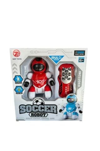 Uzaktan Kumandalı Futbolcu Robot Sesli ve Işıklı