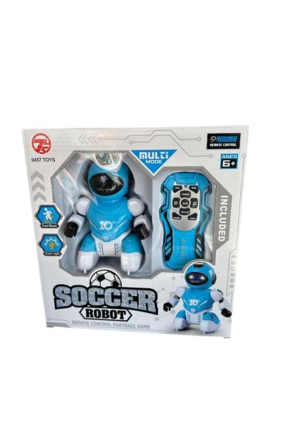 Uzaktan Kumandalı Futbolcu Robot Sesli ve Işıklı