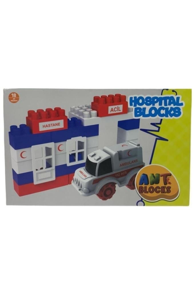 40 Parça Hastane Yapı Blokları Seti