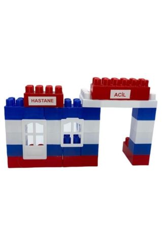 40 Parça Hastane Yapı Blokları Seti