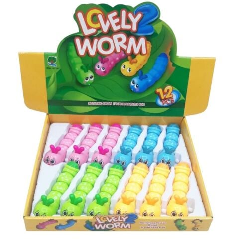 Sevimli Kurmalı Tırtıl Standlı 12'li