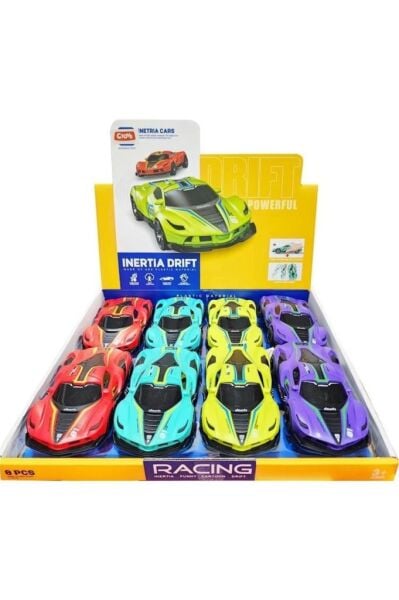 Sürtmeli Drift Yapan Yarış Arabası (1 Adet)