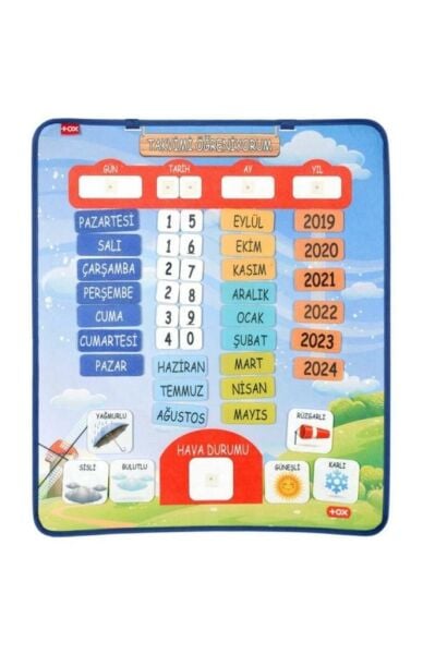 Takvimi Öğreniyorum Pano