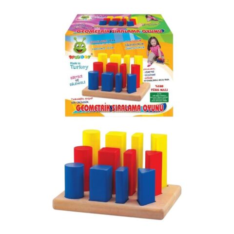 Woody Geometrik Şekil Sıralama