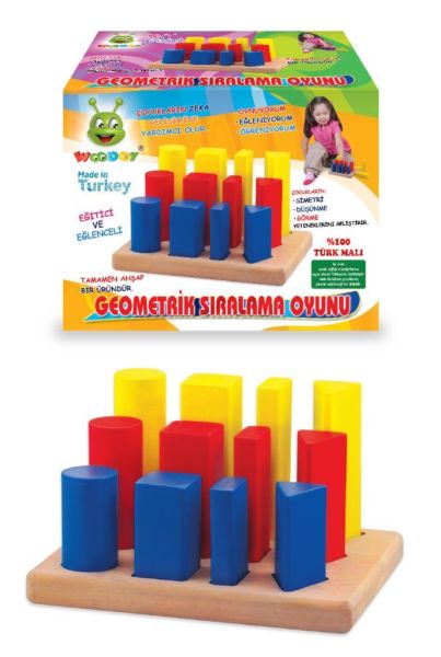 WOODY GEOMETRİK ŞEKİL SIRALAMA