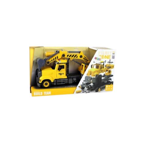 Sesli ve Işıklı Sök Tak Sarı İş Makinesi - YW9075B