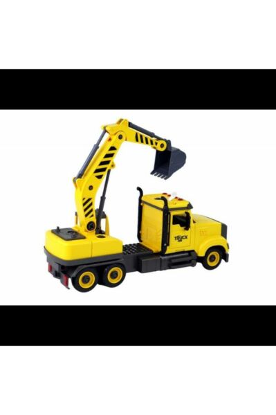 Sesli ve Işıklı Sök Tak Sarı İş Makinesi - YW9075B
