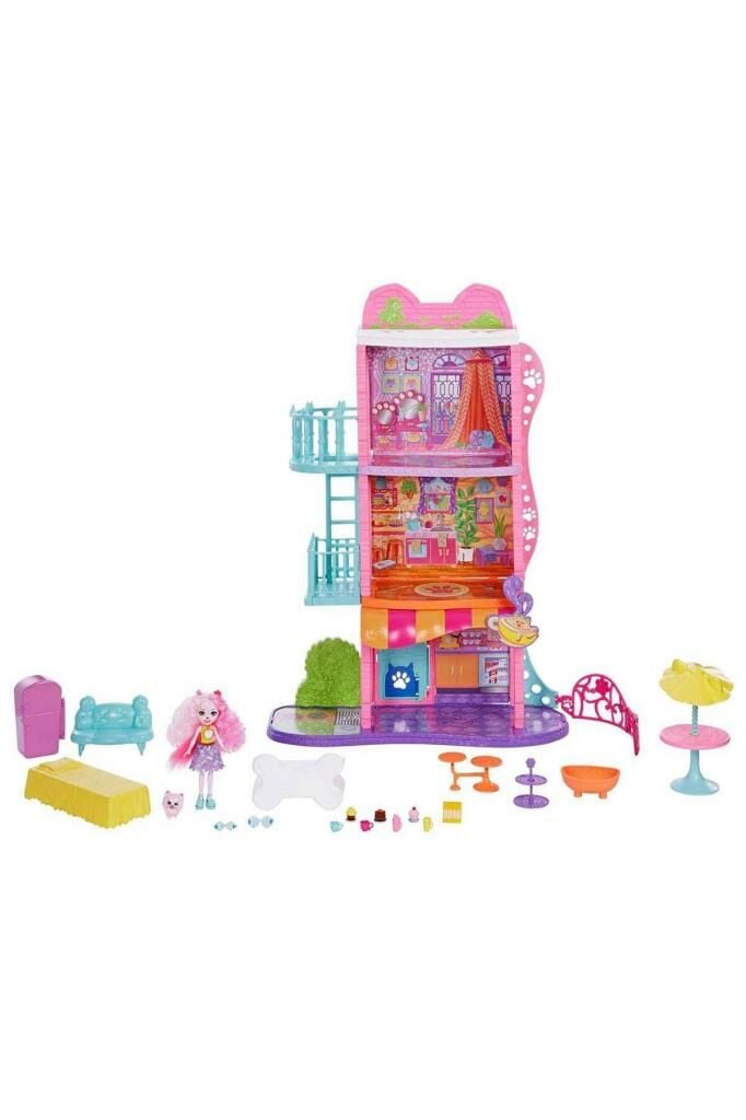 Enchantimals Şehir Evi Ve Kafe Oyun Seti