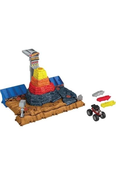 Hot Wheels Monster Trucks Muhteşem Çarpışma Arenası, 4 Yaş Ve Üzeri, Hnb96