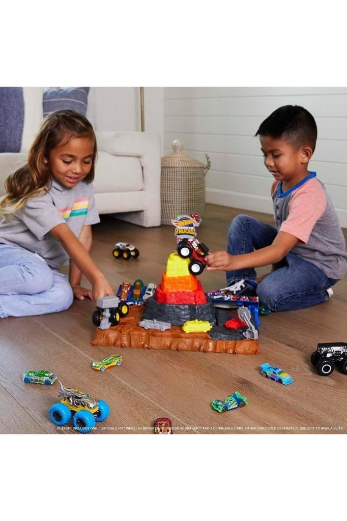 Hot Wheels Monster Trucks Muhteşem Çarpışma Arenası, 4 Yaş Ve Üzeri, Hnb96