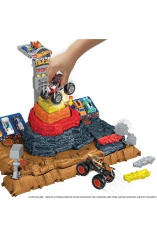 Hot Wheels Monster Trucks Muhteşem Çarpışma Arenası, 4 Yaş Ve Üzeri, Hnb96