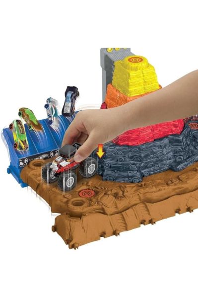 Hot Wheels Monster Trucks Muhteşem Çarpışma Arenası, 4 Yaş Ve Üzeri, Hnb96